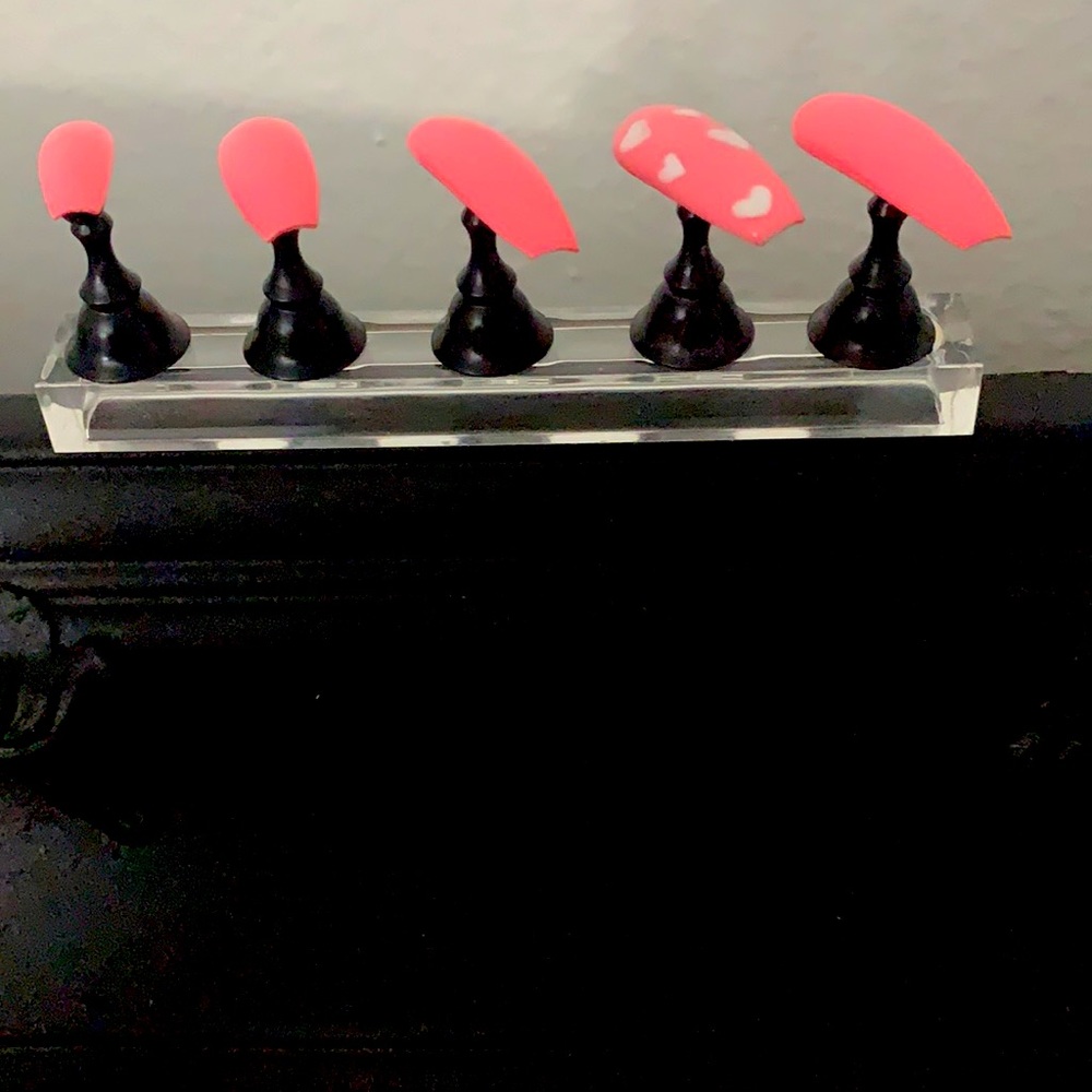 Long Coffin Press On Nails